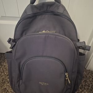 Isaac Mizrahi Women's Gray Cupholder Backpack